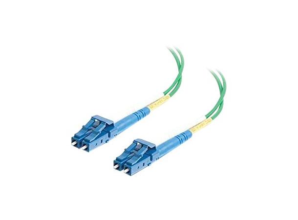 LinkIT fibersnor OS2 LC/LC 5m Duplex | SM | LSZH | Green 