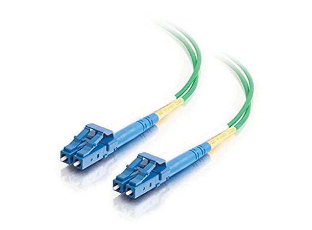 LinkIT fibersnor OS2 LC/LC 5m Duplex | SM | LSZH | Green 