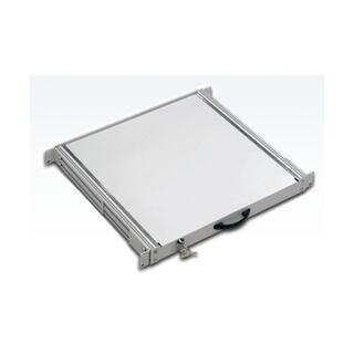 Lande 19&quot; Drawer w/Lock 1U D400mm | Max 50kg | Grey
