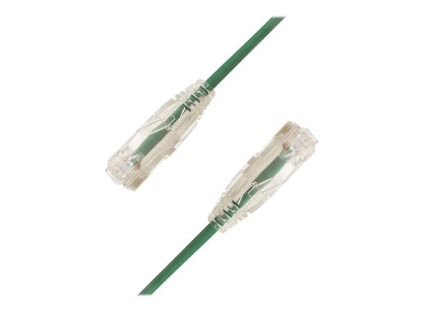 LinkIT SlimPatch U/UTP Cat6a Green 2m AWG 28/7 | LSZH | 3,6mm 