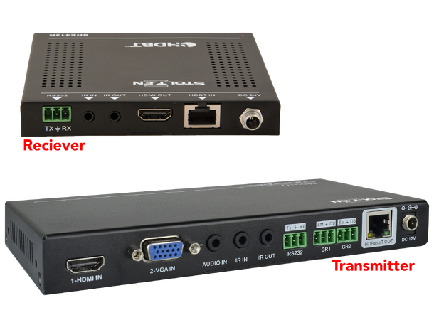 Stoltzen SCU21 HDBaseT Switch Kit HDMI & VGA switch med HDBT extender