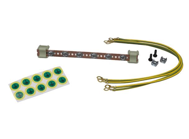 Lande Vertikal utjevningsskinne 260mm Vertikal | 6 punkter | Festes i rack 