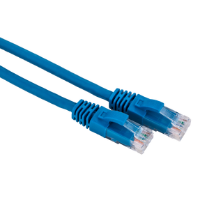 LinkIT Patch U/UTP Cat6 Bl&#229; 0.3m AWG 24/7 | LSZH