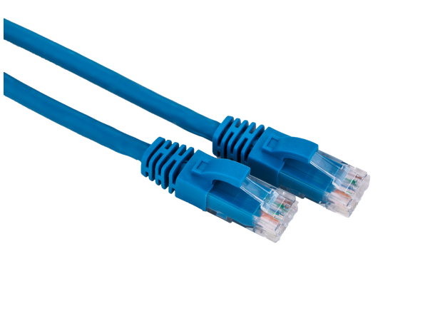 LinkIT Patch U/UTP Cat6 Blå 0.3m AWG 24/7 | LSZH 