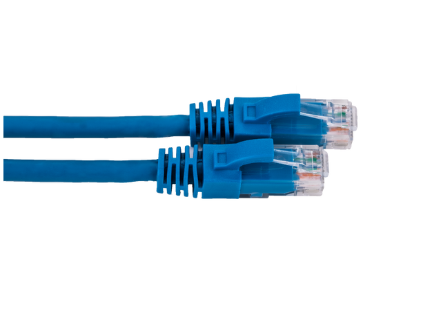 LinkIT Patch U/UTP Cat6 Blå 0.3m AWG 24/7 | LSZH 