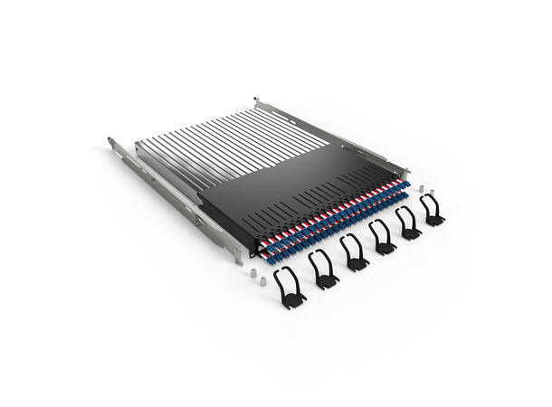 PATCHBOX Plus+ System OS2 LC-LC OS2 - 1.8m - 30RU - 500-850mm Dybde 