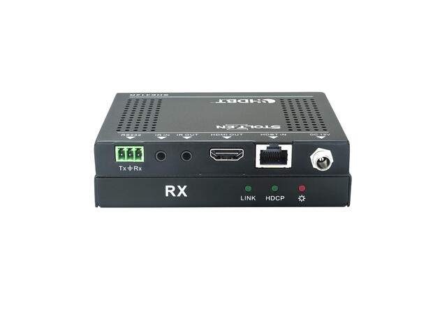 Stoltzen SHE70UHR HDBaseT Reciever Strömförses transmitter. AC inte inkl 