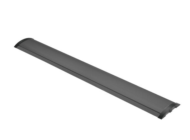 Stoltzen TALOS GS200B Gulvskinne 200 cm Gulvlist H: 2,2cm B: 13,9cm - Matt sort 