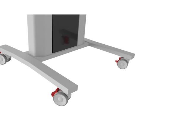 EDBAK Trolley VCTX190 VideoConference 1x 79"-90" | Camera- and codec shelf 