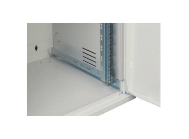 Lande Wall cab. Grey  7U W600xD600 Key ANTIvandal|w/Key lock 