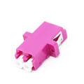 LinkIT Fiber adapter LC/LC Duplex MM | Clips and flanges | Magenta