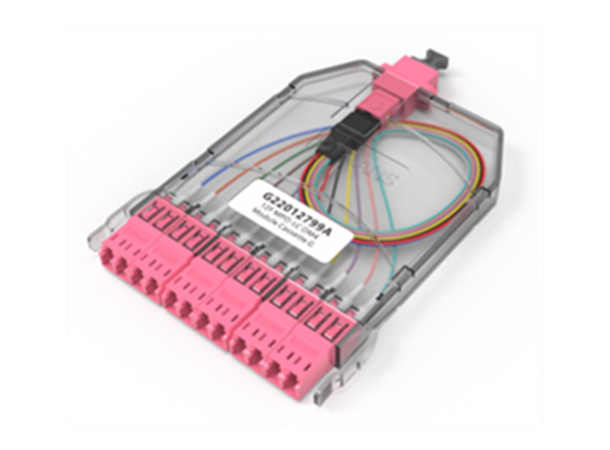 LinkIT MTP Slim Cassette OM4-U 12 x LC USConec MTP Elite | Universal polarity 