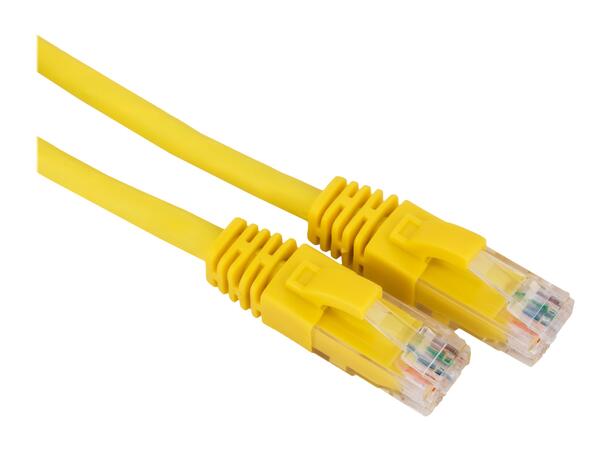 LinkIT Patch U/UTP Cat6 Gul 15m AWG 24/7 | LSZH 