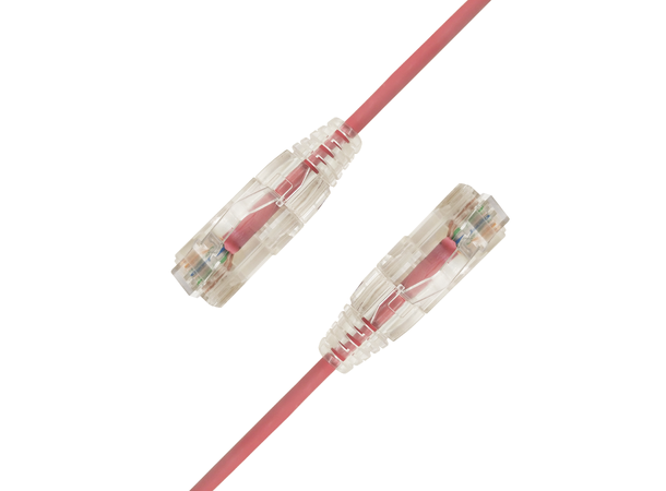 LinkIT SlimPatch U/UTP Cat6a Red 2m AWG 28/7 | LSZH | 3,6mm 