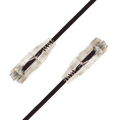 LinkIT SlimPatch U/UTP Cat6a Svart 3m AWG 28/7 | LSZH | 3,6mm