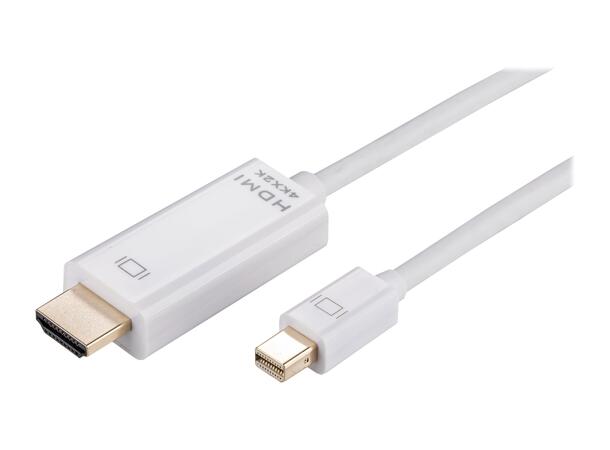 LinkIT MiniDisplayport v.1.2 - HDMI 2 m 4K x 2K@30Hz | 32 AWG | Vit 