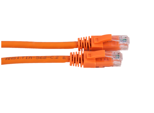 LinkIT Patch U/UTP Cat6 orange 0.5m AWG 24/7 | LSZH 
