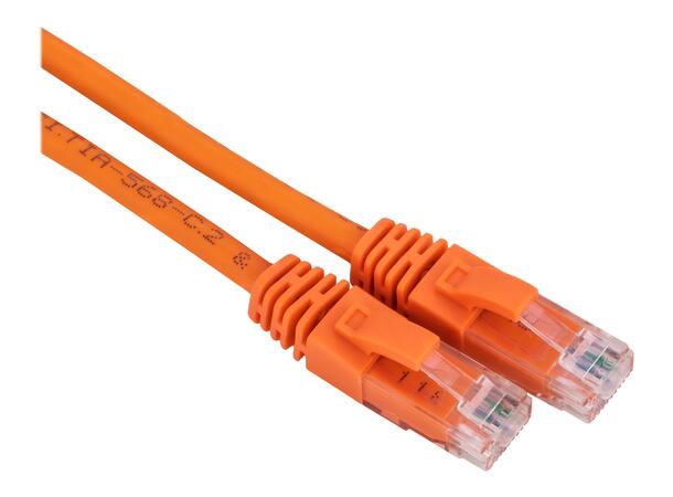 LinkIT Patch U/UTP Cat6 orange 0.5m AWG 24/7 | LSZH 
