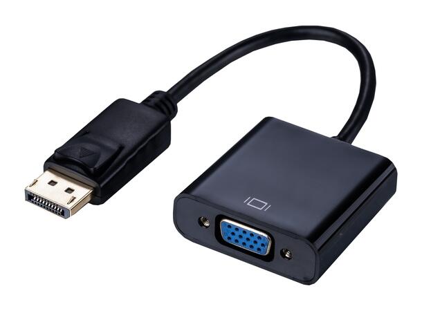 LinkIT Displayport DP - VGA adapter 17 cm kabel | Black 