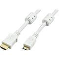 LinkIT HDMI A19 - Mini HDMI white  3 m High Speed, Ethernet, AWG 30