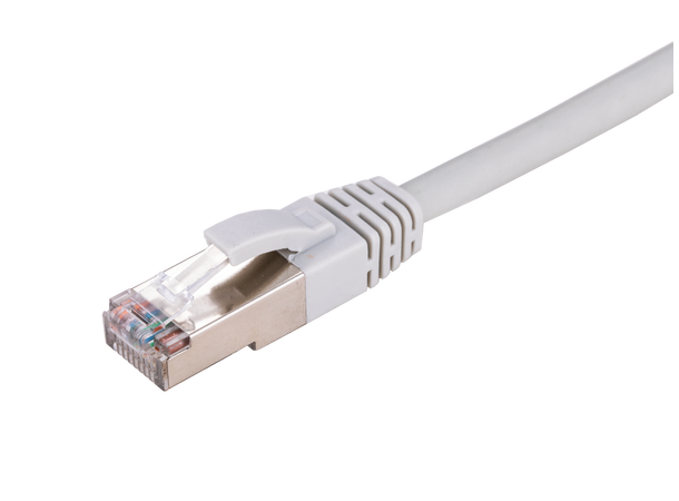 LinkIT Patch S/FTP Cat6a Grå 3m AWG 26/7 | LSZH | Snagless 