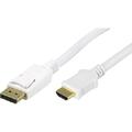 LinkIT Displayport to HDMI w/audio 2 m 4K x 2K@30Hz | 28 AWG | White