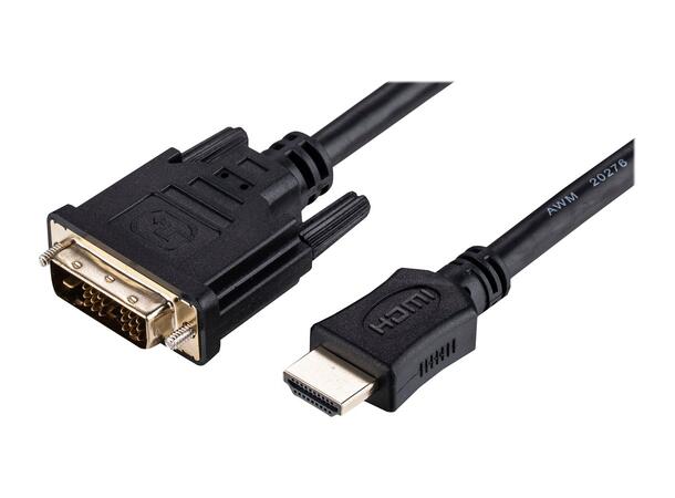 LinkIT HDMI to DVI-D 1 m HDMI M - DVI M (18+1) | 28AWG 