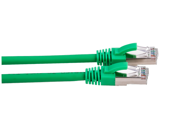 LinkIT Patch S/FTP Cat6a Grön 3m AWG 26/7 | LSZH | Snagless 