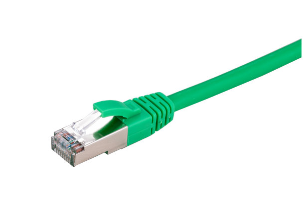 LinkIT Patch S/FTP Cat6a Grön 3m AWG 26/7 | LSZH | Snagless 