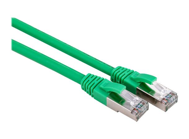 LinkIT Patch S/FTP Cat6a Grön 3m AWG 26/7 | LSZH | Snagless 