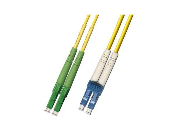 LinkIT fiber patch OS2 LC-APC/LC-UPC 2m Duplex | SM | LSZH 