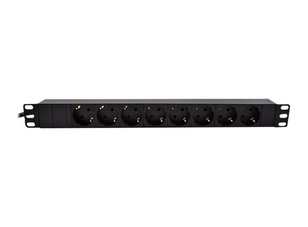 LinkIT 19" PDU 8xCEE 7/4 2m CEE 7/7 | 16A | 1U 