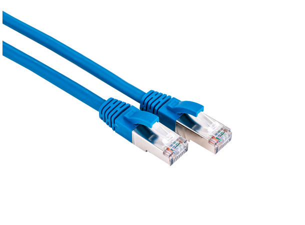 LinkIT Patch S/FTP Cat6a Blå 3m AWG 26/7 | LSZH | Snagless 