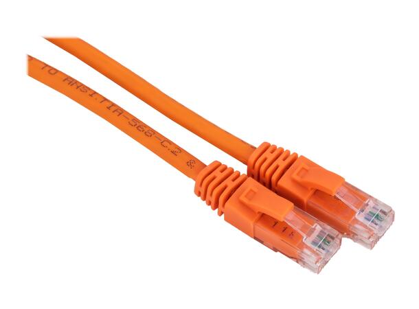 LinkIT Patch U/UTP Cat6 orange 10m AWG 24/7 | LSZH 