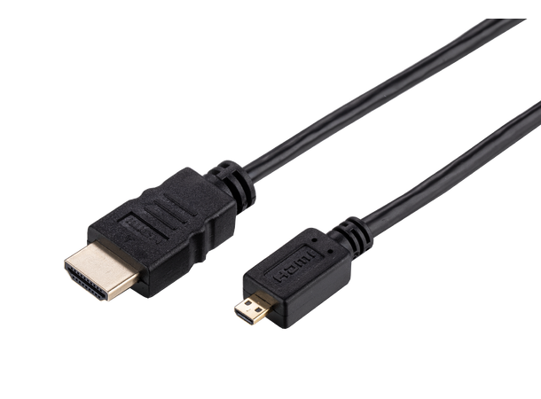 LinkIT HDMI A - microHDMI 19 2K@60  2m High Speed, Ethernet, AWG 32