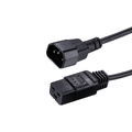 LinkIT str&#246;m C19/C14 LSZH Svart 2 m 3 x1,5 mm&#178; | Hunn - hann | LSZH