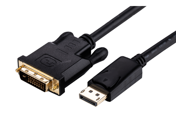 LinkIT DisplayPort til DVI-D 2 m 1920x1080@60Hz | 28 AWG | Black 