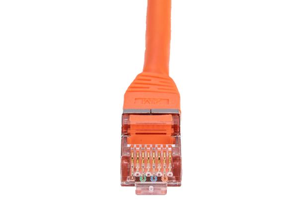 LinkIT Patch S/FTP Cat6a Orange 3m AWG 26/7 | LSZH | Snagless 