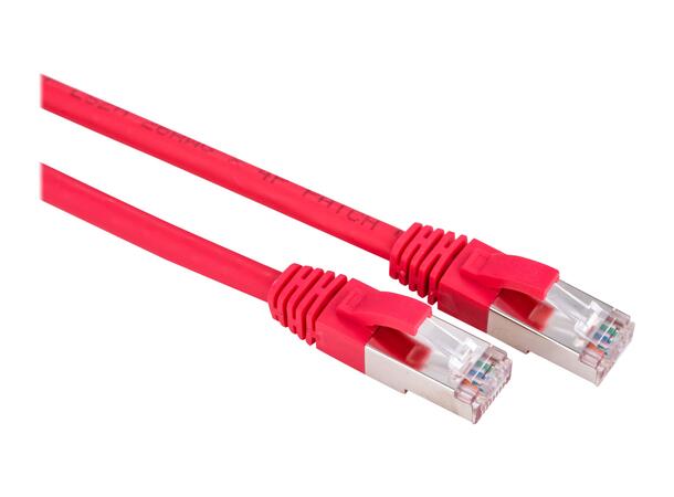 LinkIT Patch S/FTP Cat6a rød 1.5m AWG 26/7 | LSZH 