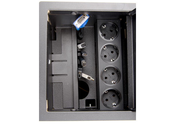 Kenson Cable Support Mini Package Black | 4 Power | 5 m 