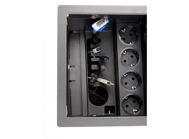 Kenson Cable Support Mini Package Black | 4 Power | 5 m 