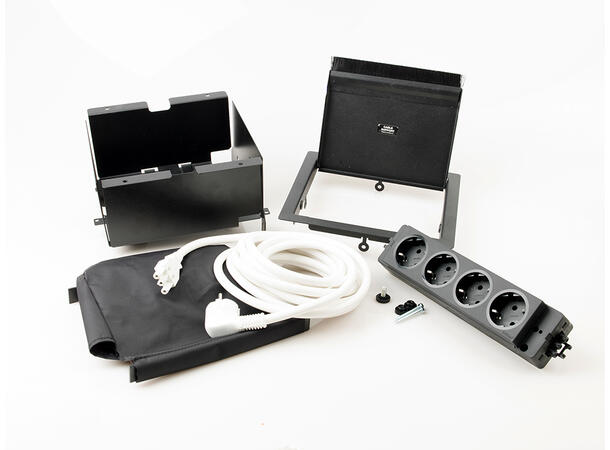 Kenson Cable Support Mini Package Black | 4 Power | 5 m 