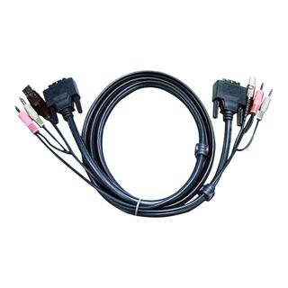 Aten KVM Cable DVI-D (DL) + USB, 3,0m USB | DVI | Minijack