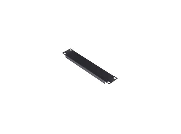 Lande 10" Blanking Panel 1U Steel | wo/screws | Black 