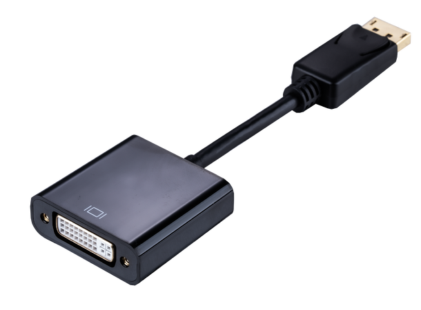 LinkIT DisplayPort adapter DP male-DVI-D 1920x1080 @ 60Hz 32 AWG svart