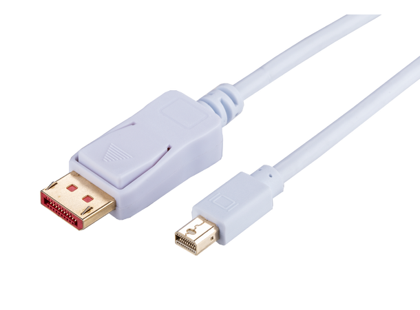 LinkIT MiniDisplayport till HDMI  1 m 4K x 2K@30Hz 32 AWG white 