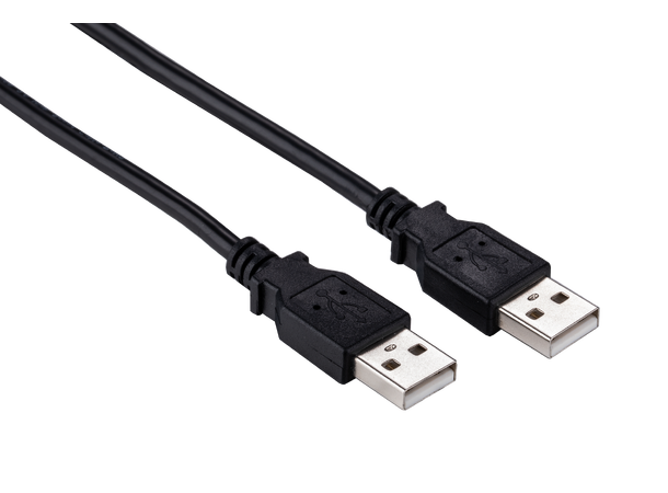 Elivi USB 2.0 A till A kabel 0,5 meter M/M, 2.0, Svart