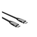 Elivi USB C - C cable 1m Black/Space Grey| 10gbps/100W