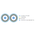 LinkIT Fiberpatch armored OS2 LC/LC 30m Braided steel | Duplex | LSZH | Blue