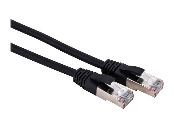 LinkIT Patch S/FTP Cat6a Svart 3m AWG 26/7 | LSZH | Snagless 